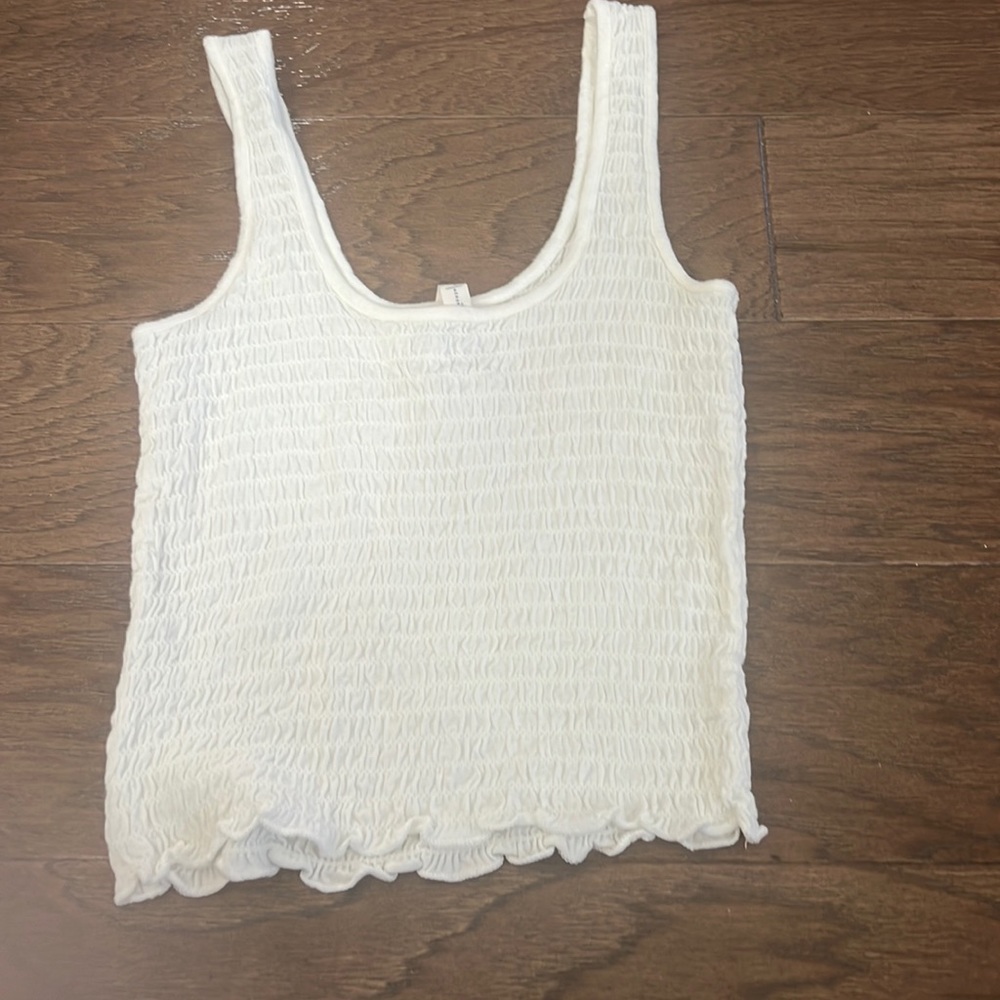 White tank top from Aeropostale